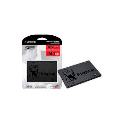 DISCO ESTADO SOLIDO KINGSTON SSD 240GB, 2.5", SATA III, 7MM, 500MBS, SA400S37/240G – Prostar