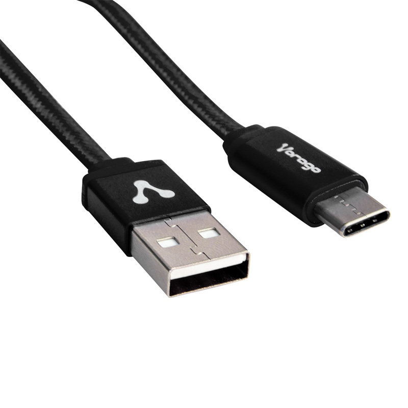 7502266677703-V - CABLE VORAGO CAB-214 USB A TIPO C 2 METROS NEGRO