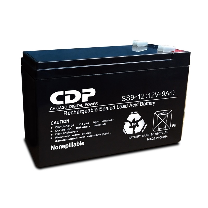 7503035006526-C - BATERIA DE REEMPLAZO MARCA CDP MOD SLB12-9 AH PLOMO ACIDO LIBRE DE MANTENIMIENTO