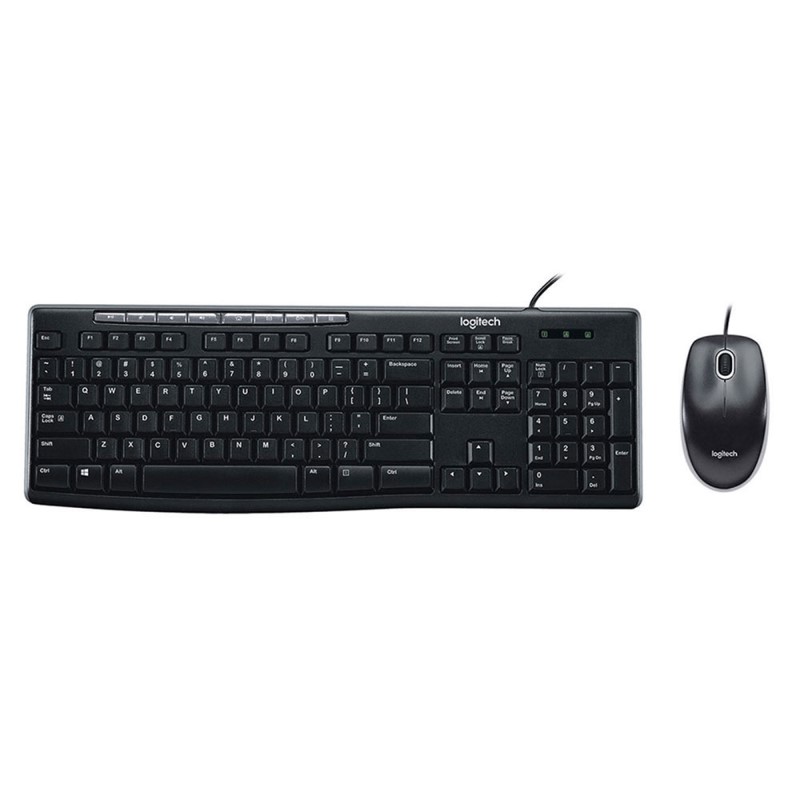 097855067180-L - KIT LOGITECH MK200 TECLADO/MOUSE ALAM TECLAS MULTIM. USB (920-002716)