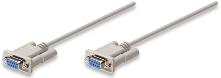 766623301404 - CABLE NULL MODEM DB9H-H 1.8M, 7C