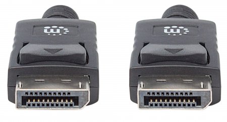 766623307093 - Cable DisplayPort v1.2 M-M 3.0m Negro 4K60Hz