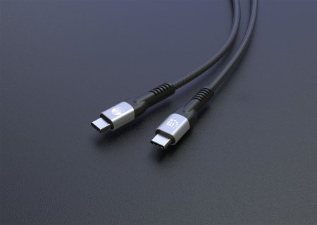 766623356374 - Cable USB-C V4 Thunderbolt4, C-C 1.0M 8K 240W Negro