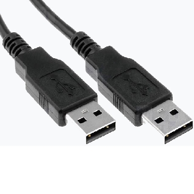 206887 - CABLE USB BROBOTIX TIPO A-A 1.80 MTS COLOR NEGRO