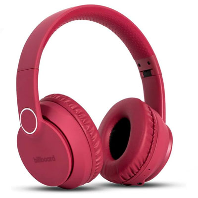 AUDIFONOS BILLBOARD SOUL TRACK ON EAR INALAMBRICO, 108DB, 200MAH, USB C, WINE BB-H75006