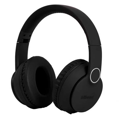 AUDIFONOS BILLBOARD SOUL TRACK ON EAR INALAMBRICO, 108DB, 200MAH, USB C, BLACK BB-H75020