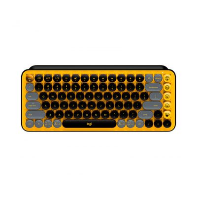920-010713 - TECLADO LOGITECH POP KEYS, MECANICO, INALAMBRICO, NEGRO/GRIS/AMARILLO, 920-010713