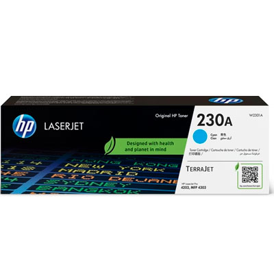 W2301A - TONER HP 230A CIAN ORIGINAL W2301A
