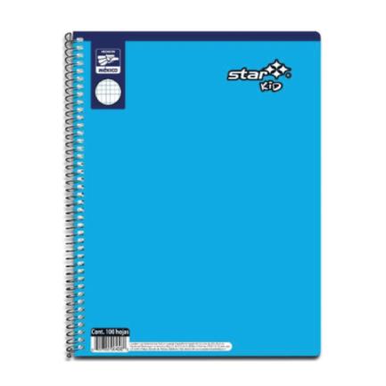 Cuaderno Profesional Estrella Star Kids Portada Lisa Cuadro C5 100 Hojas 670 - Código: 670 | Compra en Guadalajara
