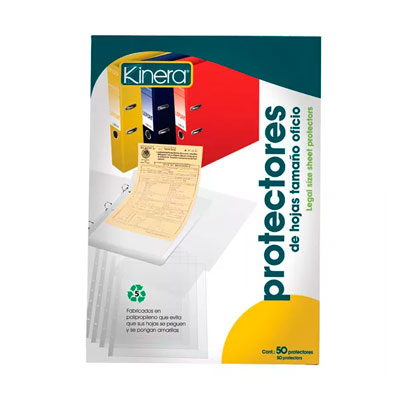 363 - MICA KINERA 363 PROTECTOR HOJA OFICIO C/50