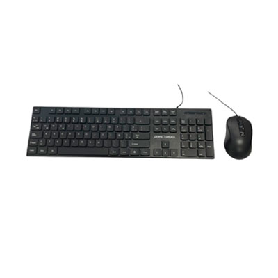 PC-201076 - KIT DE TECLADO Y RATON PERFECT CHOICE ALAMBRICO, USB, NEGRO, PC-201076
