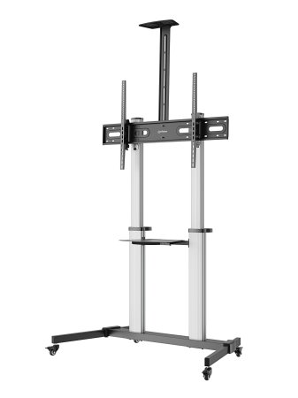 766623462563 - Soporte TV tipo Carro 100 kg, 60pg a 80pg altura ajustable