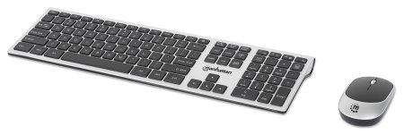 766623180788 - Teclado y Mouse Optico Inalambrico 2.4G Negro combo