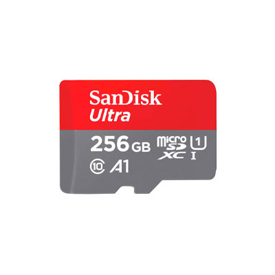 MEMORIA SANDISK ULTRA MICROSDXC 256GB UHS-I CLASE 10 CON ADAPTADOR SDSQUAC-256G-GN6MA