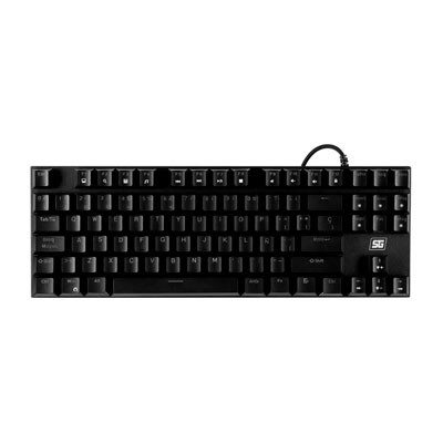 TECLADO GAMER VORAGO START THE GAME KB-600 RGB TKL, MECANICO, ALAMBRICO, NEGRO (ESPAÑOL)