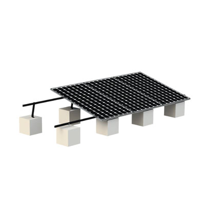 MONTAJE PARA PANEL SOLAR RIEL "8", PARA MODULOS 30 - 35MM VEKTOR8BLK
