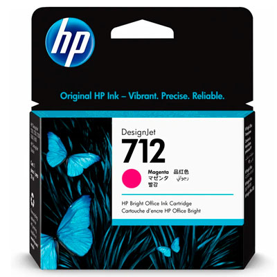 3ED68A - CARTUCHO DE TINTA HP 712  MAGENTA ORIGINAL 3ED68A
