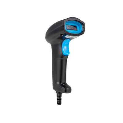 LECTOR DE CODIGO DE BARRAS HOSTECH HTPOSSC1B 1D/2D, ALAMBRICO,1.5M, NEGRO