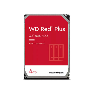 DISCO DURO PARA NAS WESTERN DIGITAL WD RED PLUS 3.5", 4TB, SATA III, 6 GBIT/S, 5400RPM, 256 MB CACHE, WD40EFPX