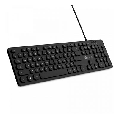 GTI-28201G - TECLADO GETTTECH GTI-28201G, ALAMBRICO, USB, NEGRO